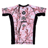 YOUTH Girls Pink Tree Camo Rashguard - PREORDER