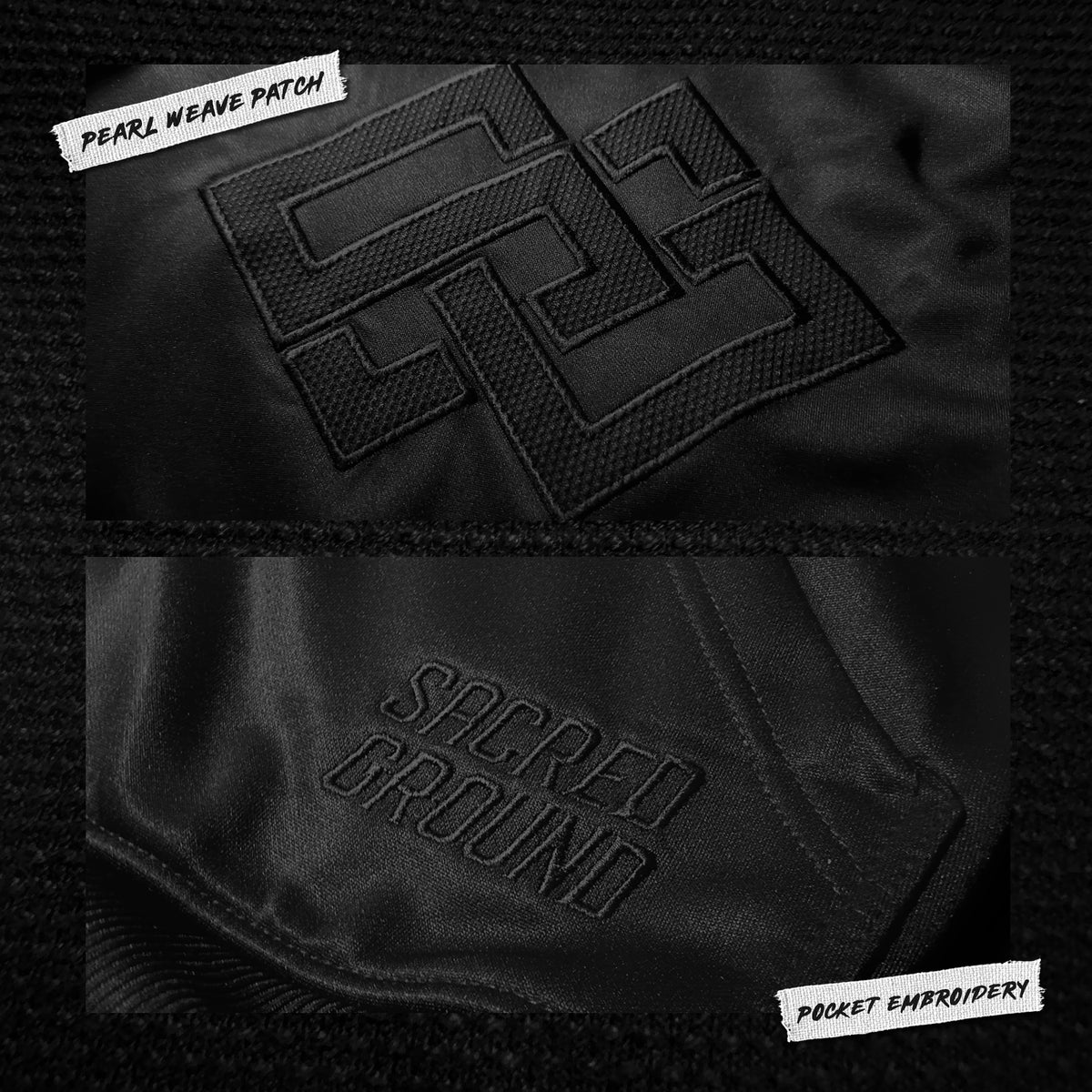 SG Black Pearl Hoodie Sacred Ground Grappling Goods