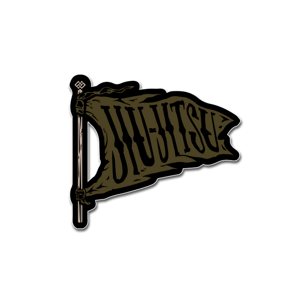 Fear the Flag Sticker Sacred Ground Grappling Goods