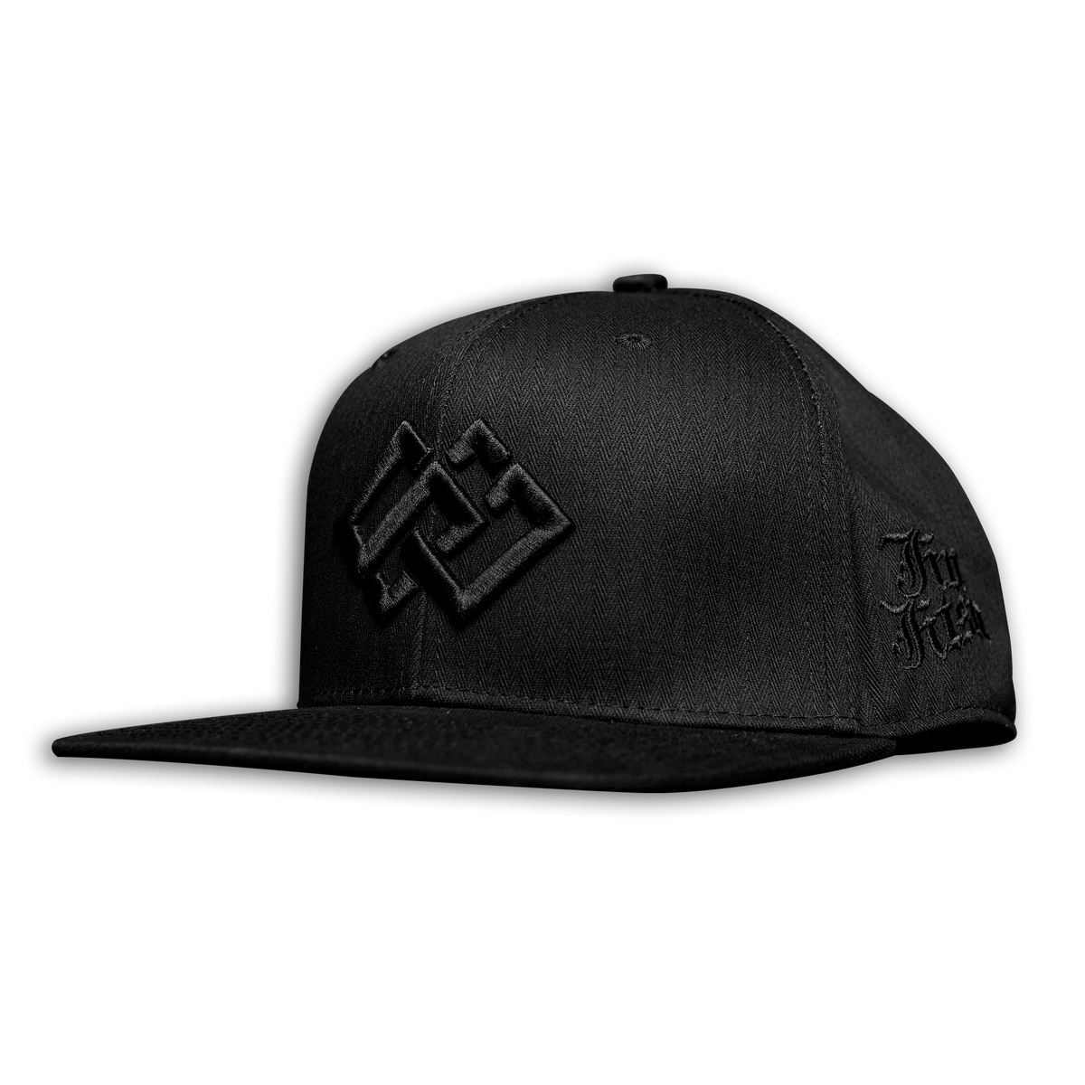 SG 3D Snapback Black on Black Sacred Ground Grappling Goods